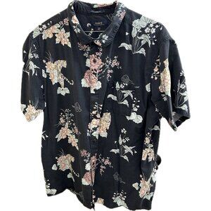 Roark Shirt Mens  Xxl Revival Woven Journey Tiger Lotus Jamie Thomas Capsule